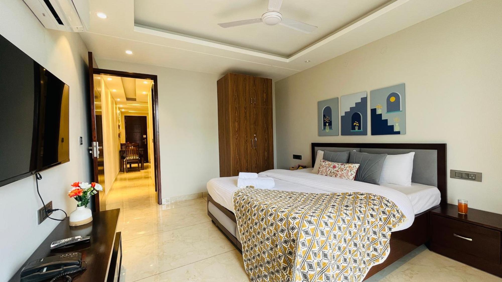 Zen Suites Gurgaon - Luxe Stays Collection מראה חיצוני תמונה